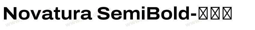 Novatura SemiBold字体转换